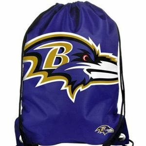 FOCO NFL Unisex Ravens Drawstring Backpack